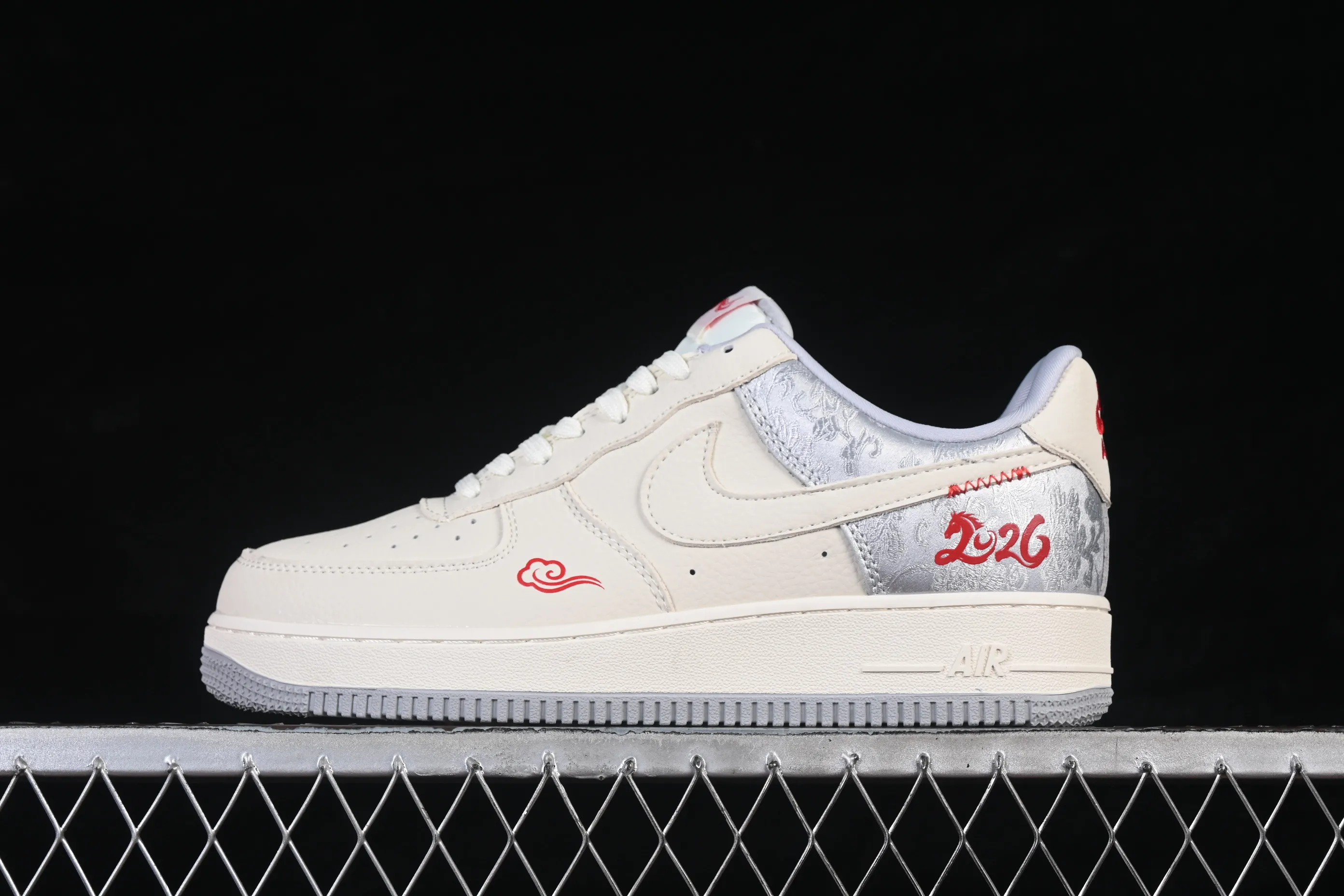 All Categories Nk Air Force 1 Air Force Series Nk Air Force 1 Low Air Force Low Nike Air Force 1'07 Low Year of the Horse Limited Beige Silver Gray Air Force One Low Casual Shoes DF0188-141